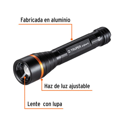 Linterna de aluminio de pilas 235 lm LED Cree 18800 Truper Pieza