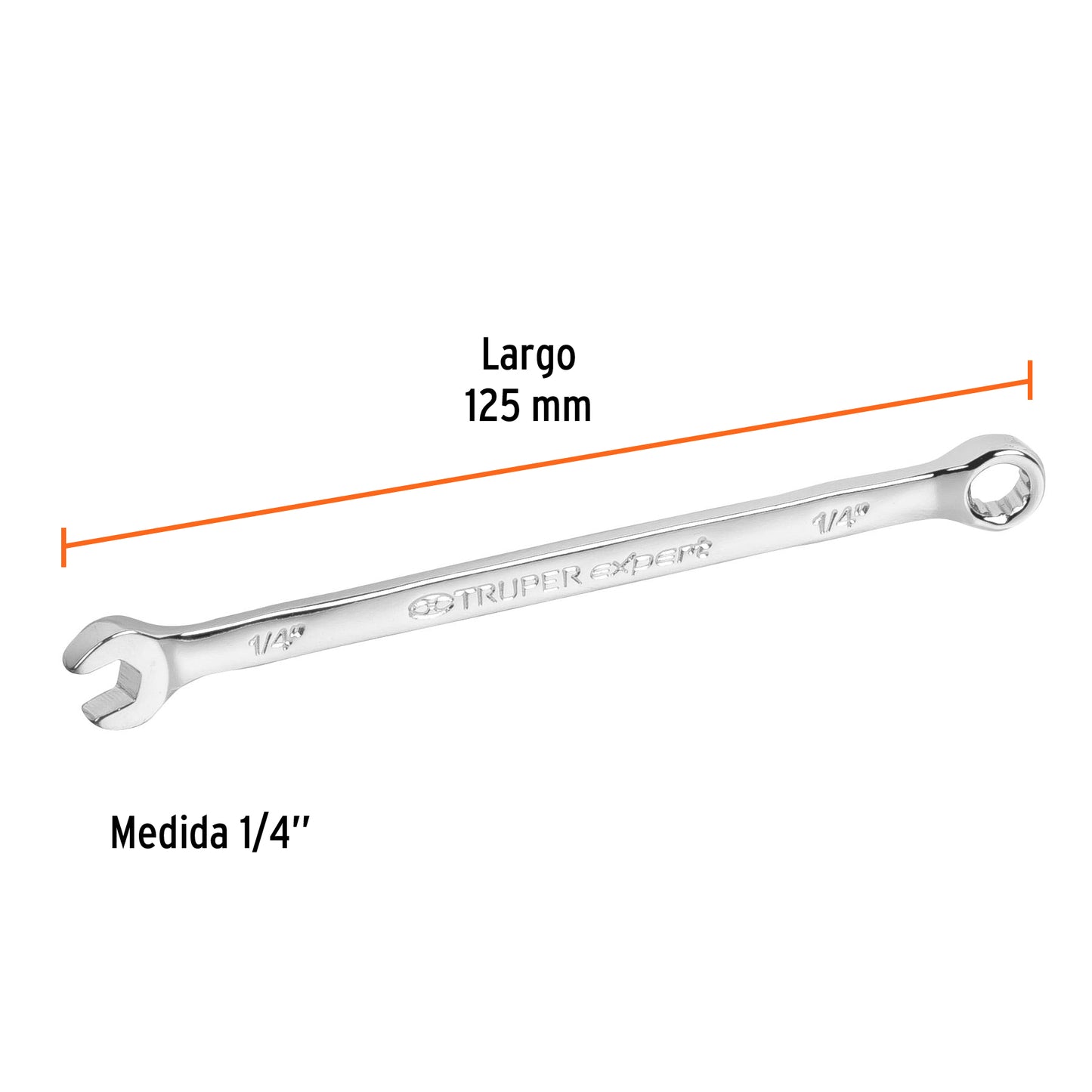 Llave combinada extralarga 1/4p x 130 mm Pieza