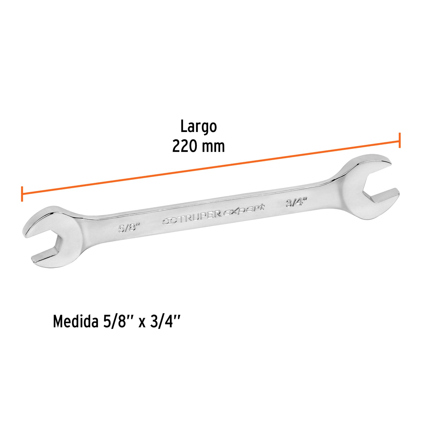 Llave española 5/8 x 3/4p x 210 mm Pieza