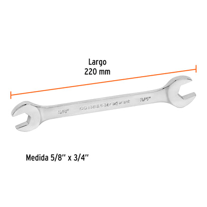 Llave española 5/8 x 3/4p x 210 mm Pieza