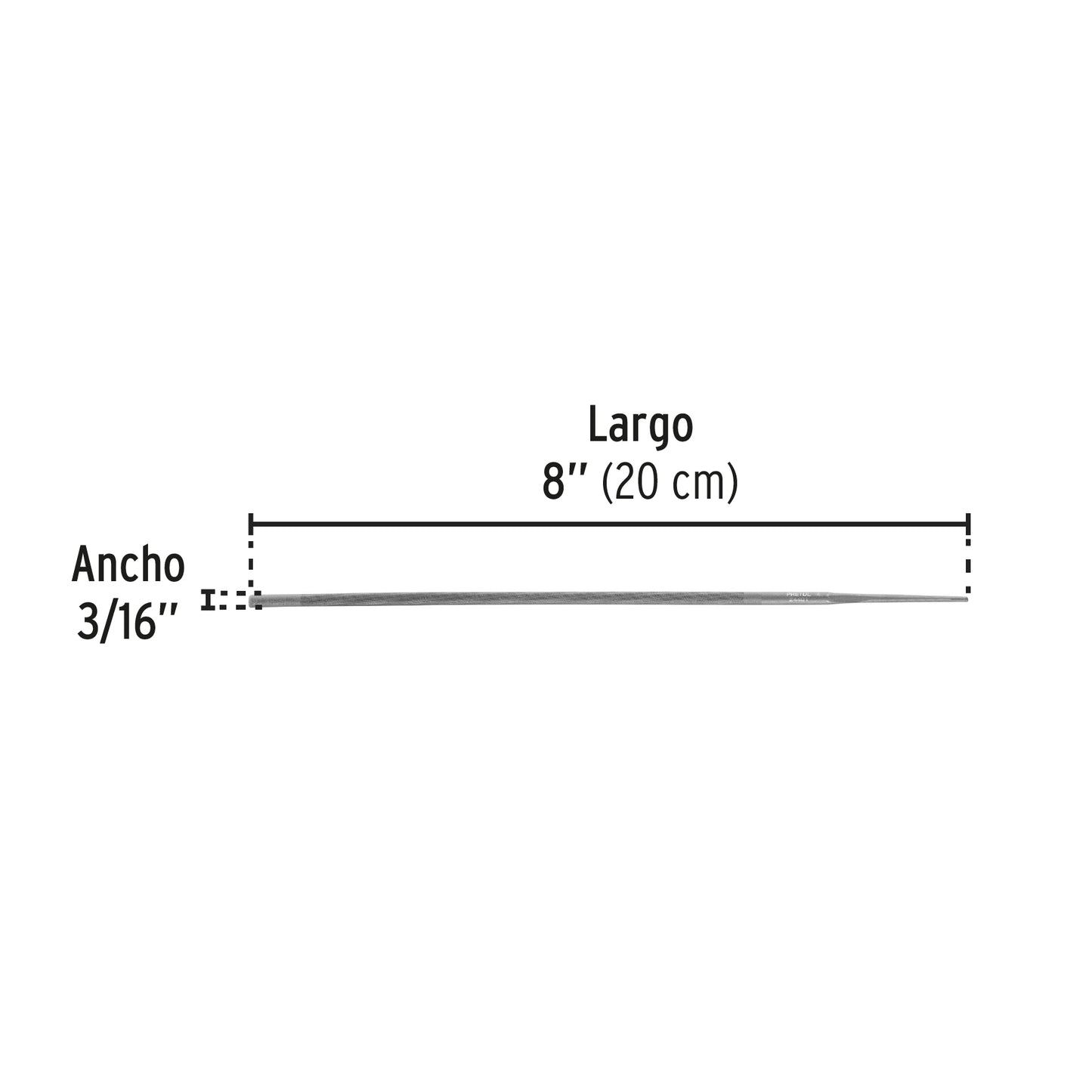 Lima para motosierra lmo-3/16 p -24491- truper Pieza