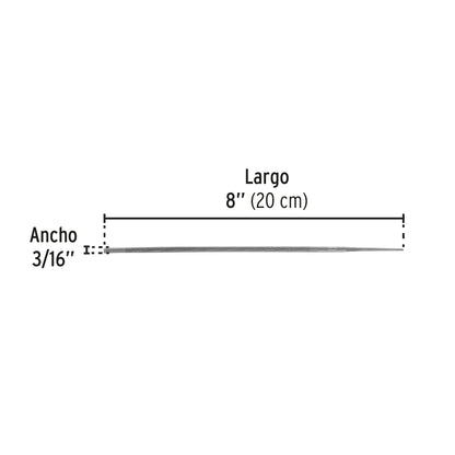 Lima para motosierra lmo-3/16 p -24491- truper Pieza