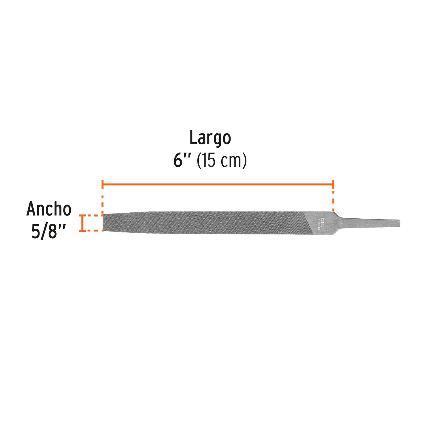 Lima plana muza 6 15153 Truper Pieza