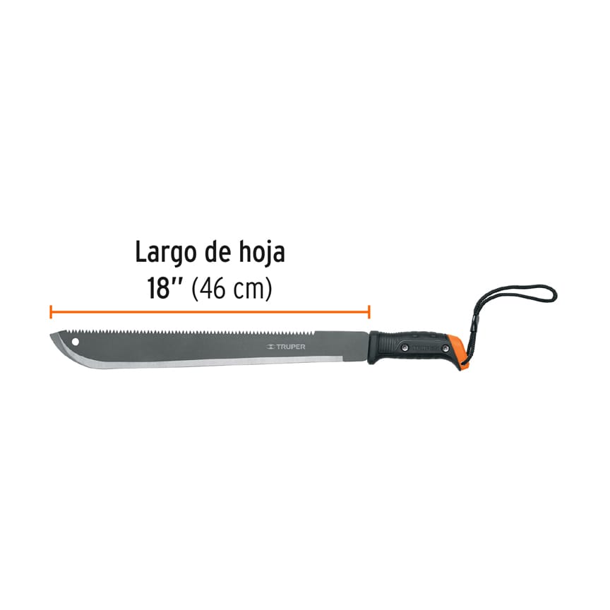 Machete doble filo 18p 15893 truper Pieza