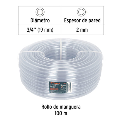 Manguera industrial 3/4 19870 Truper Metro