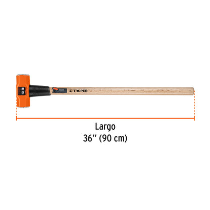 Marro octagonal 10 lbs. mango madera 36 16512 Truper Pieza