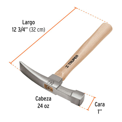 Martillo ladrillero 24 oz 16861 Truper Pieza