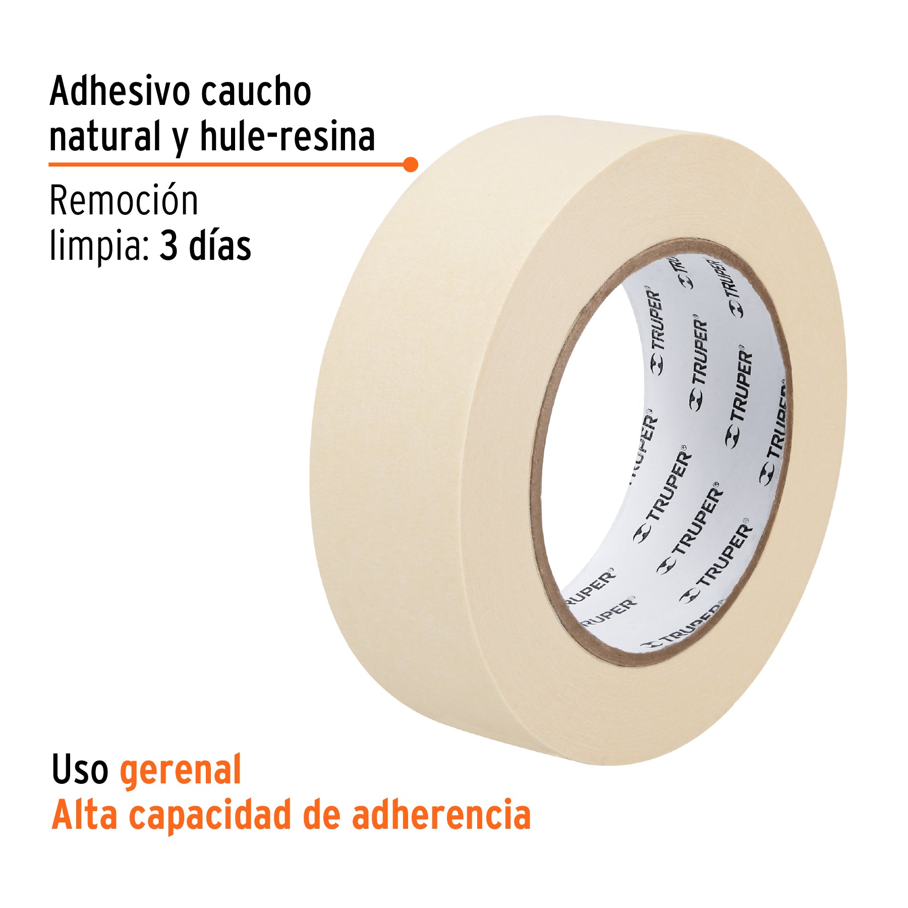 Cinta Masking Tape 1 1/2 X 50 M 12592 Truper Pieza – Ferretería Yaqui ...