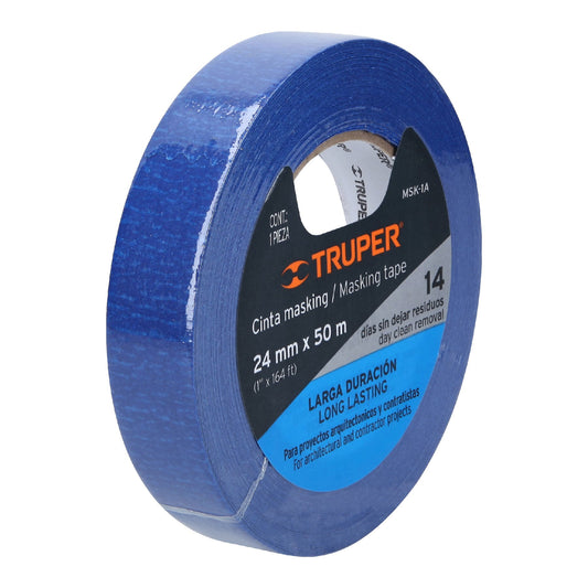 Cinta masking azul 1p x 50 mt 12622 truper Pieza