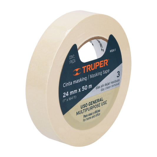 Cinta masking tape 1 12591 Truper Pieza