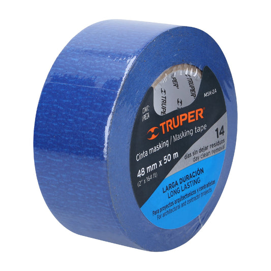 Cinta masking azul 2p x 50 mt 12624 truper Pieza