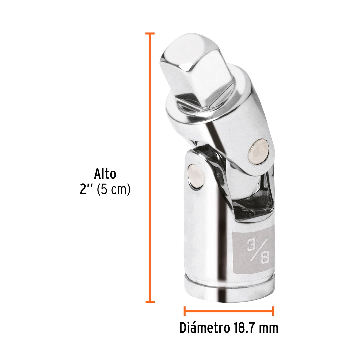 Nudo universal matraca 3/8 13669 truper Pieza