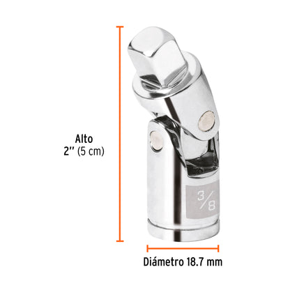 Nudo universal matraca 3/8 13669 truper Pieza