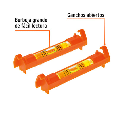 Nivel de hilo blister con 2 piezas 17058 truper Paquete