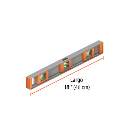Nivel 18p truper 17034 truper Pieza