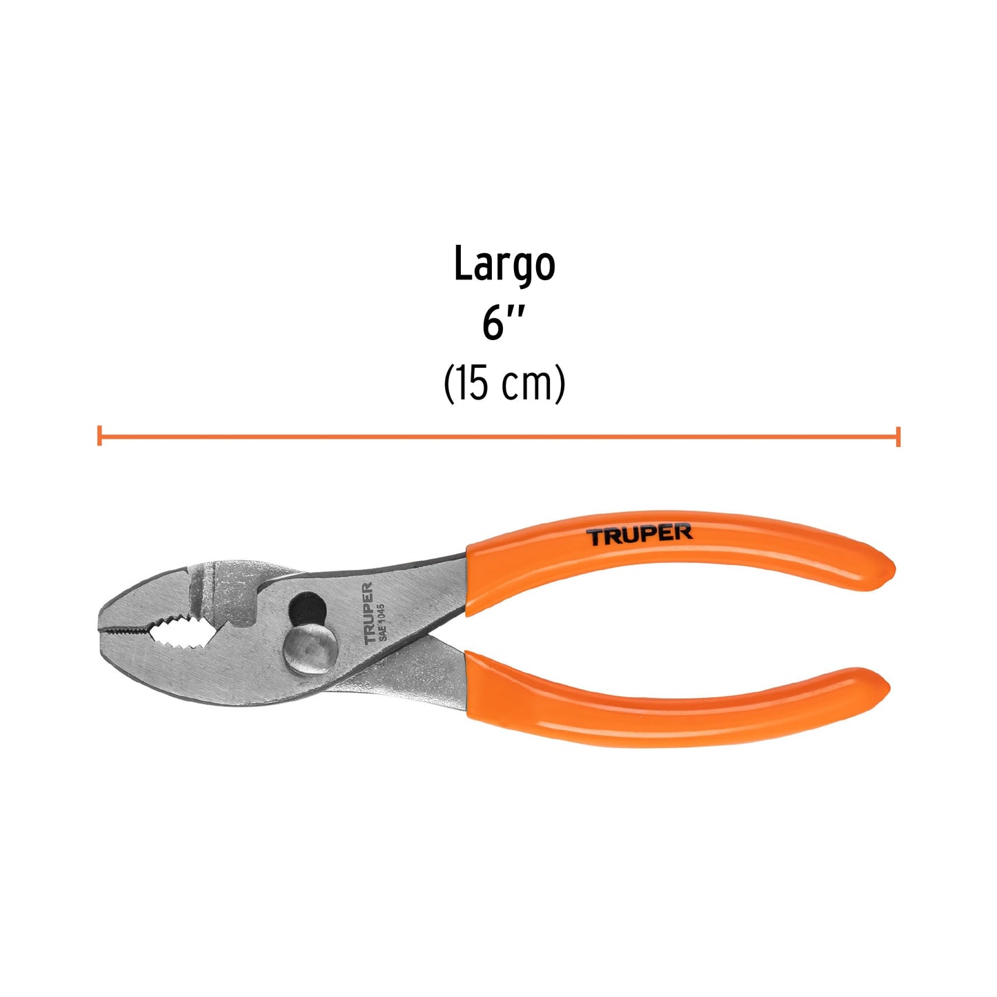 Pinza de chofer 6p mango de vinil truper 17300 Pieza