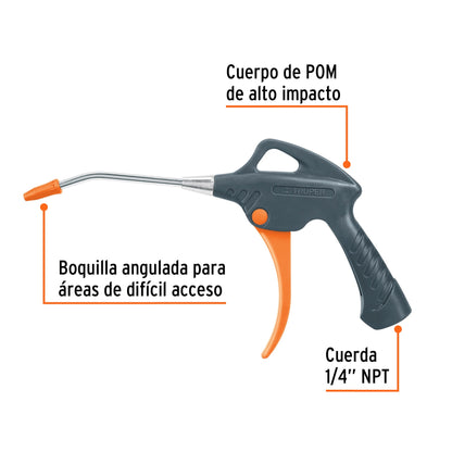 Pistola plástica para sopletear 6p 10648 Truper Pieza