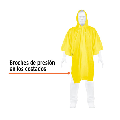 Poncho unitalla espesor 0.25mm PVC 14412 Truper Pieza