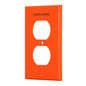 Placa contacto duplex naranja tierra aislada 46409volteck Pieza