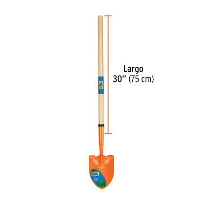 Pala redonda para niños mango 30 17239 truper Pieza