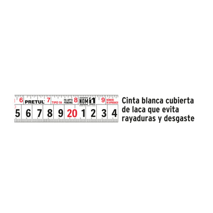 Flexometro azul 3 m cinta 1/2p pretul tarjeta plastica 21609 pretul Pieza