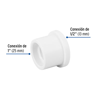 Reduccion bushing hidraulica 1 a 1/2 ced 40 - 615352 - 45427 - Foset Pieza