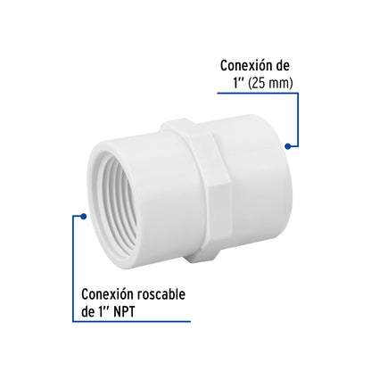 Cople hidraulico rosca int 1p ced 40 45434 Foset Pieza