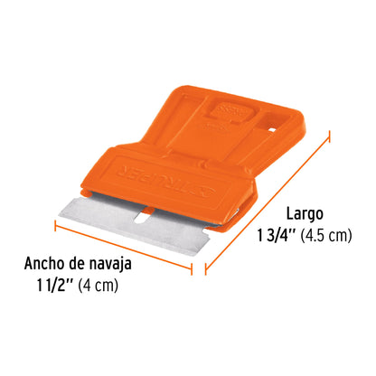 Raspador mini con navaja un solo fijo 1 1/2 12352 truper Pieza