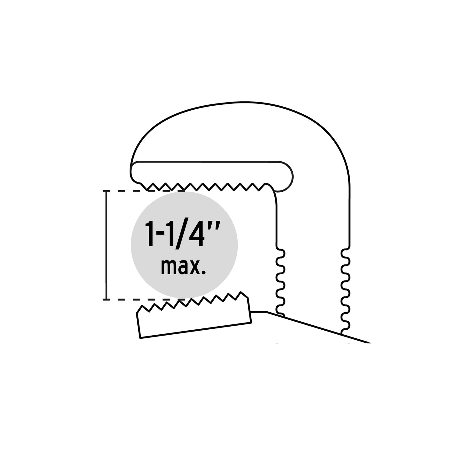 Llave para tubo stilson 12 p 22012 pretul Pieza