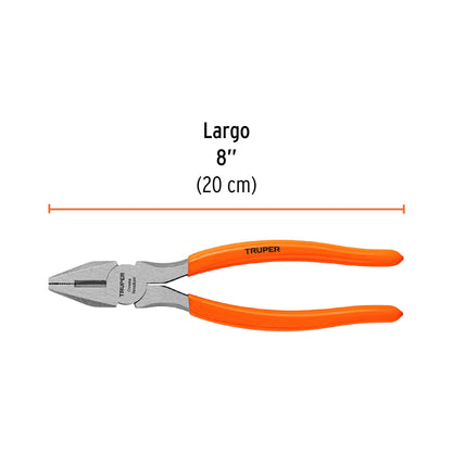 Pinza para electricista 8 mango de PVC 17308 Truper Pieza