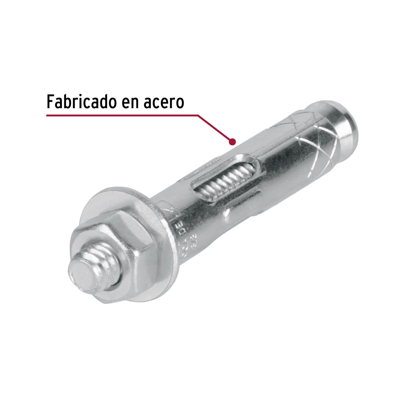 Taquete de expansion 1/4 con tornillo  47223 Fiero Pieza