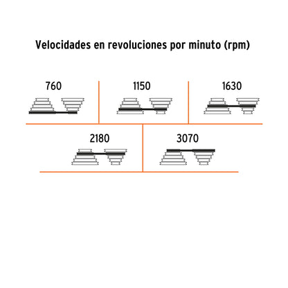 Taladro de piso 1/2 x 8p 16174 truper Pieza