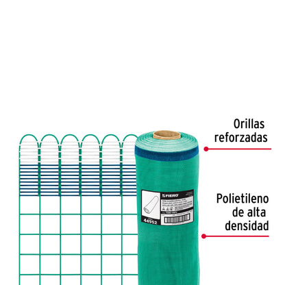 Malla mosquitera plastica 0.90 x 30 m verde 44952 Fiero Metro