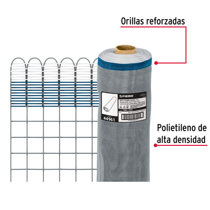 Malla mosquitera plastica 1.20 x 30 m gris 44961 Fiero Metro