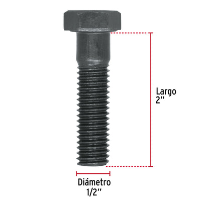 Tornillo Grado 5 1/2 x 2  44801 Fiero Pieza