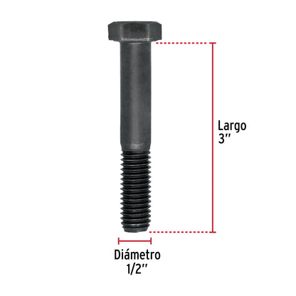 Tornillo Grado 5 1/2 x 3  44803 Fiero Pieza