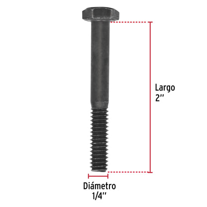 Tornillo Grado 5 1/4 x 2  44768 Fiero Pieza