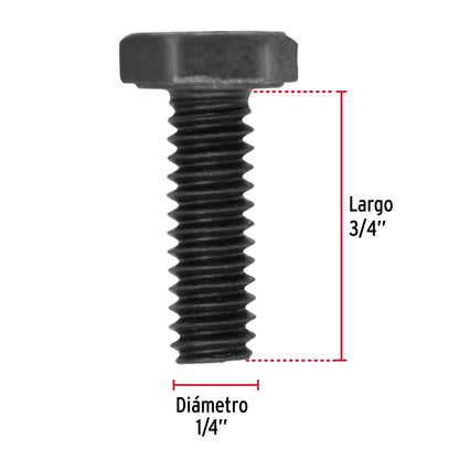 Tornillo Grado 5 1/4 x 3/4 44764 Fiero Pieza