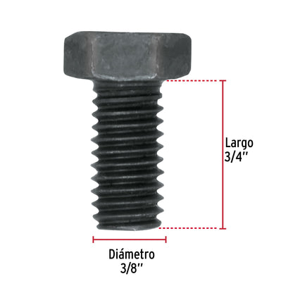 Tornillo Grado 5 3/8 x 3/4  44781 Fiero Pieza