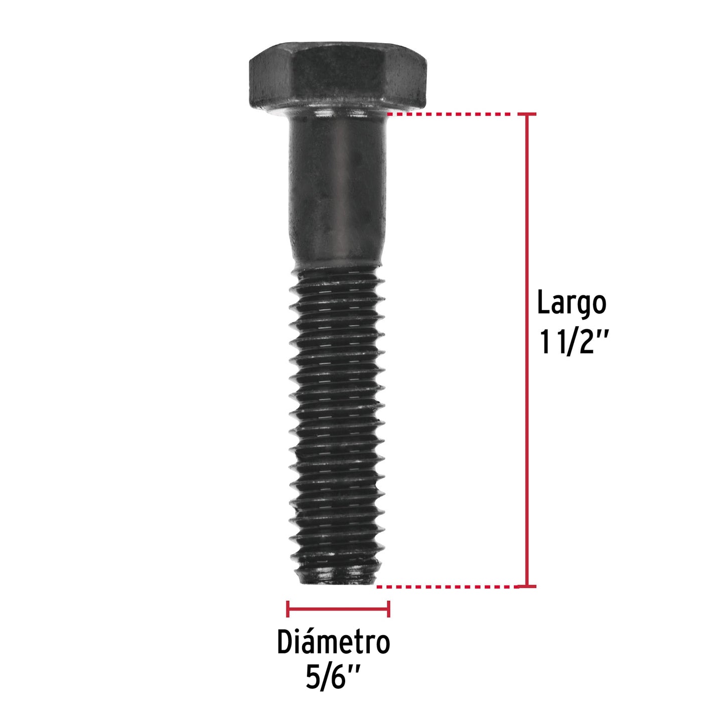 Tornillo Grado 5 5/16 x 1 1/2  44775 Fiero Pieza