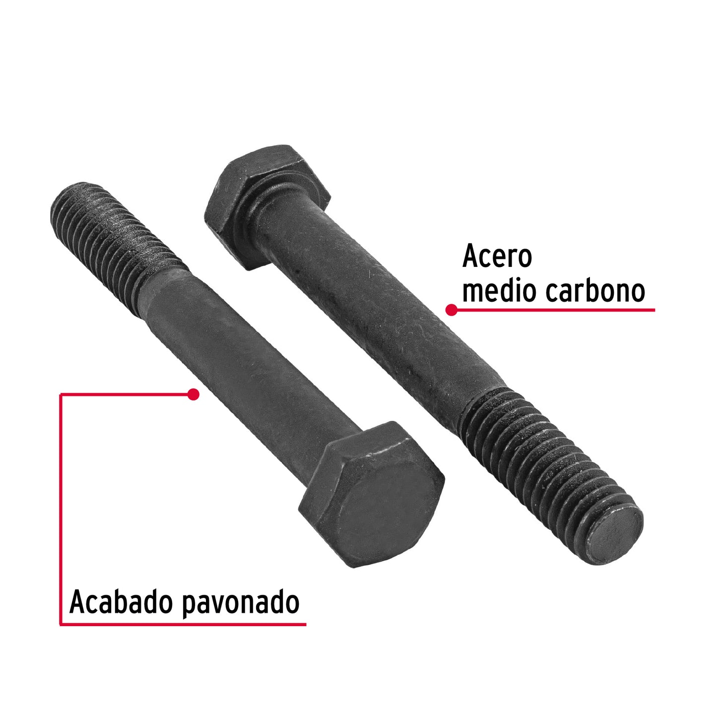 Tornillo Grado 5 5/16 x 2 1/2  44777 Fiero Pieza