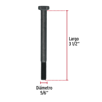 Tornillo Grado 5 5/16 x 3 1/2  44779 Fiero Pieza
