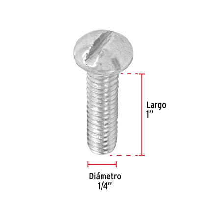 Tornillo tipo estufa 1/4 x 1 44626 Fiero Pieza