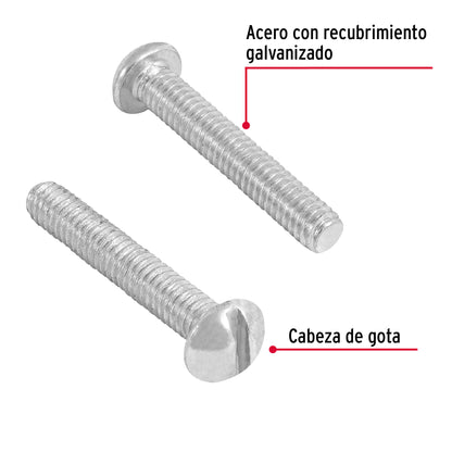 Tornillo tipo estufa 5/32 x 1 44609 Fiero Pieza