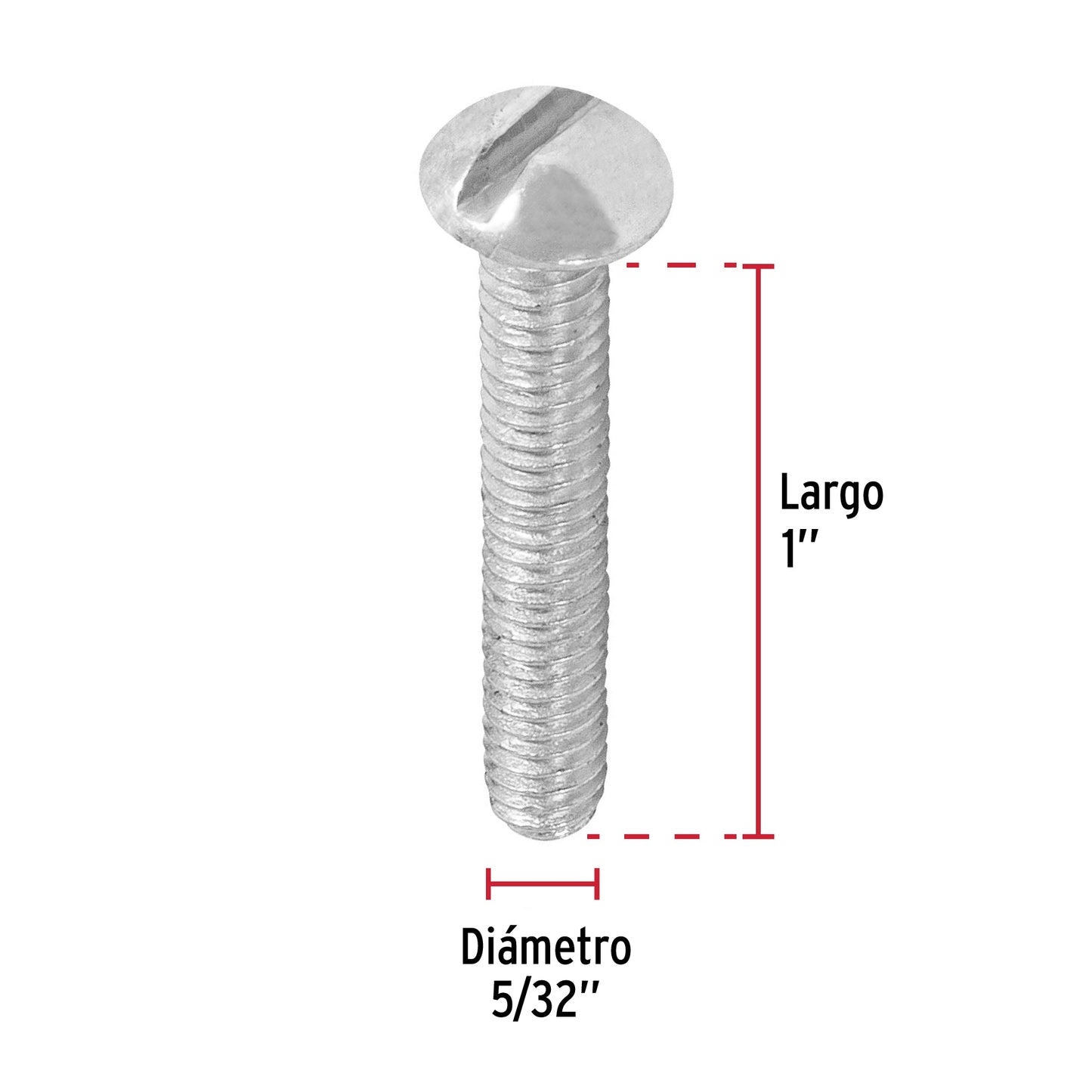 Tornillo tipo estufa 5/32 x 1 44609 Fiero Pieza