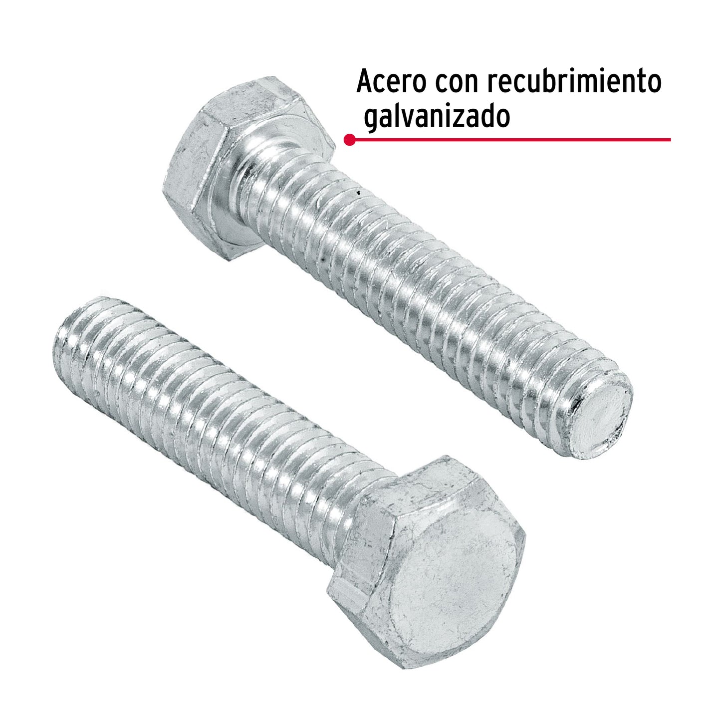 Tornillo galvanizado hexagonal 5/16 x 1 1/2 44568 fiero Pieza