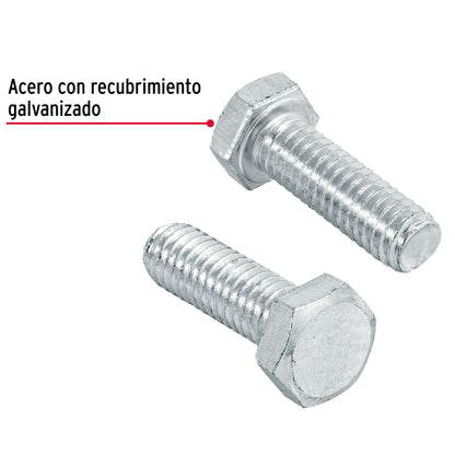 Tornillo galvanizado hexagonal 5/16 x 1 44566 fiero Pieza