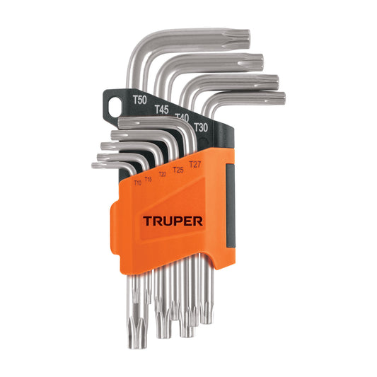Juego de llaves torx 9 piezas 15554 truper Pieza