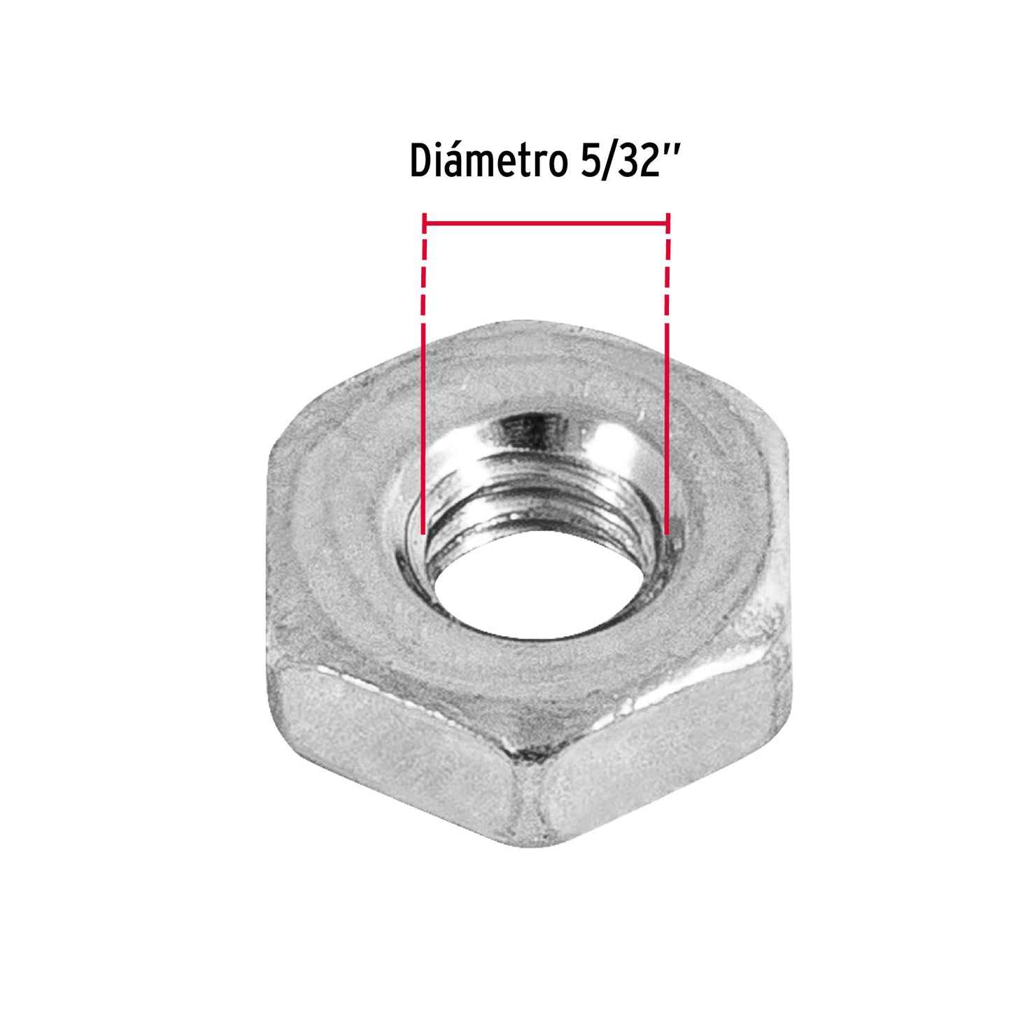 Tuerca hexagonal tipo sakamura de 5/32  44554 Fiero Pieza