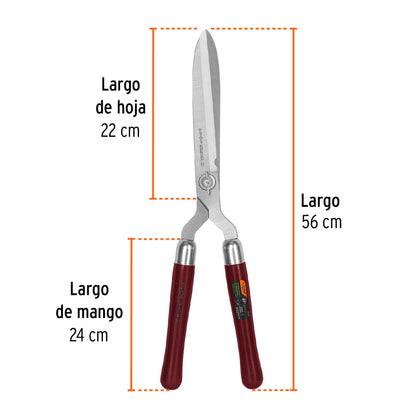 Tijera para poda a dos manos 21p forjada tipo aleman 18372 truper